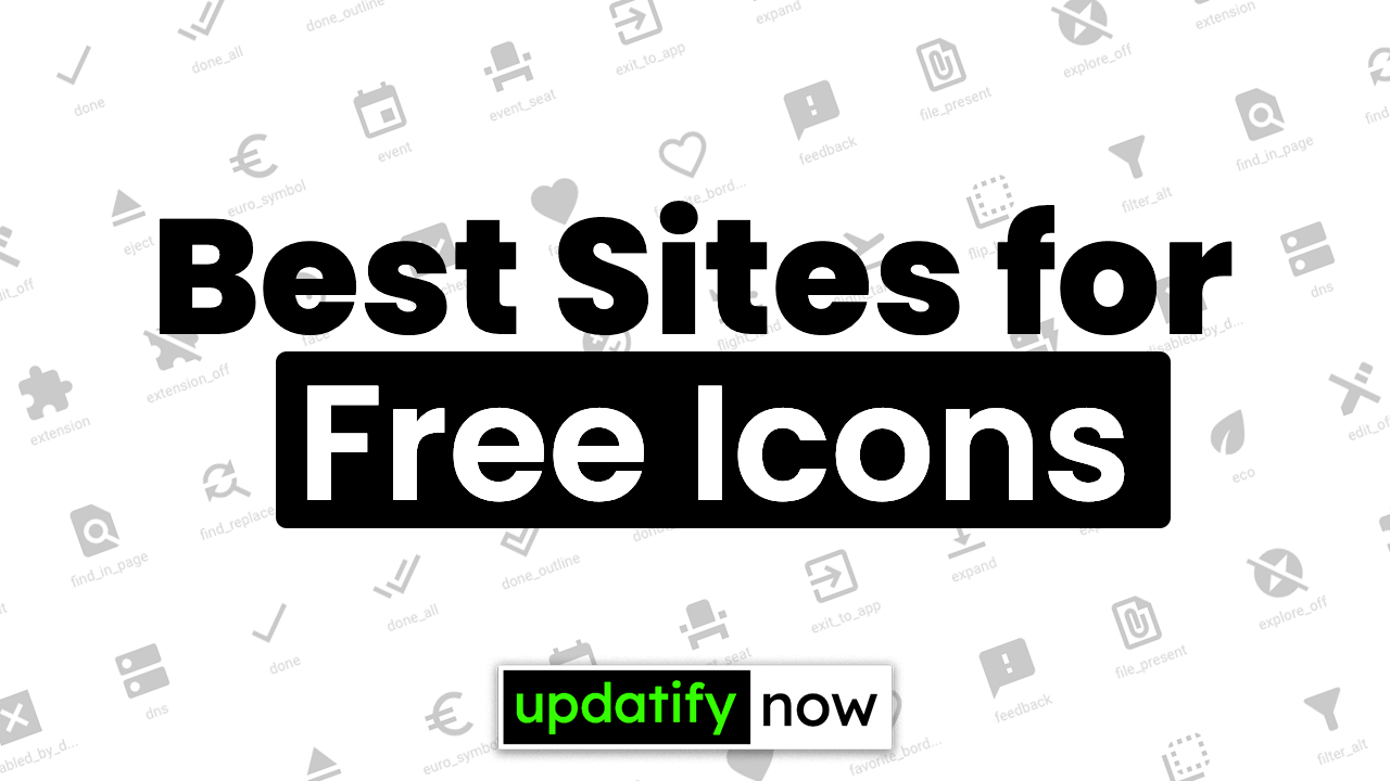 Best Sites for Free Icons