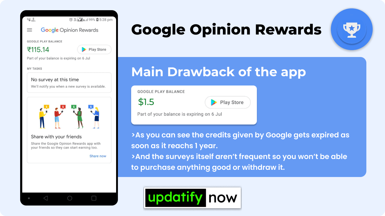 Google Opinion Rewards : Is it worth in 2021? | Updatify Now