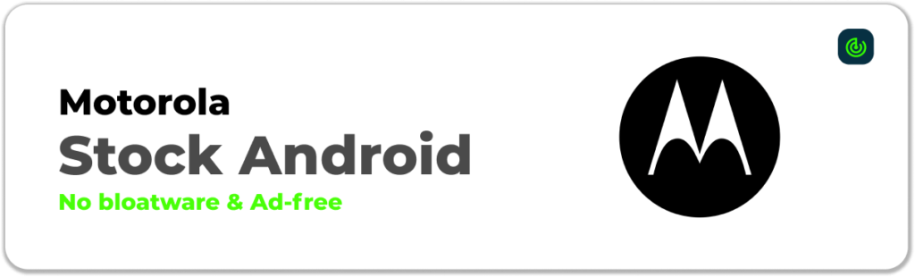 Motorola Android 12 - Stock UI