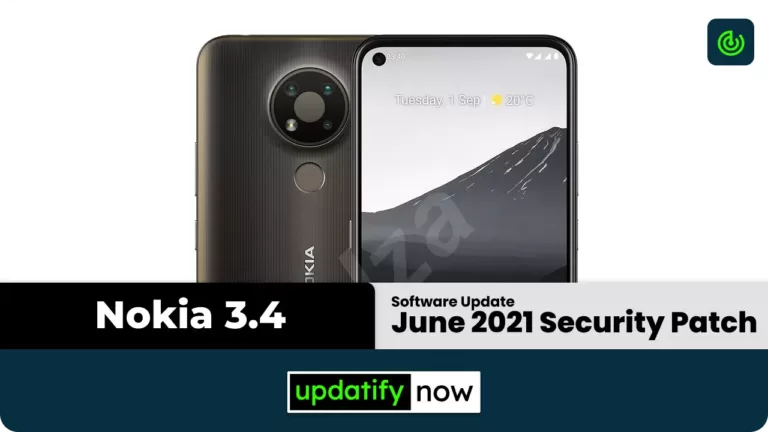 Nokia 3.4 Software Update: June 2021 Android Security Patch