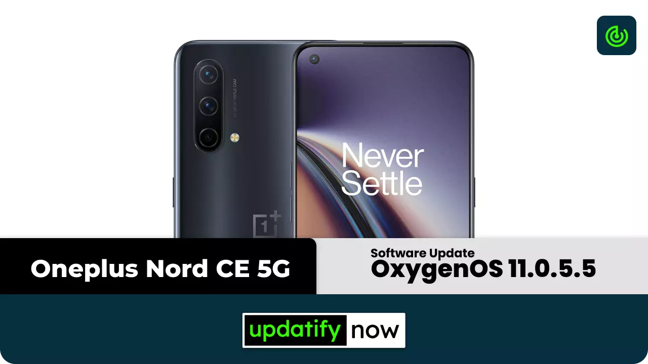 Oneplus Nord CE 5G - OxygenOS 11.0.5.5 - Software Update