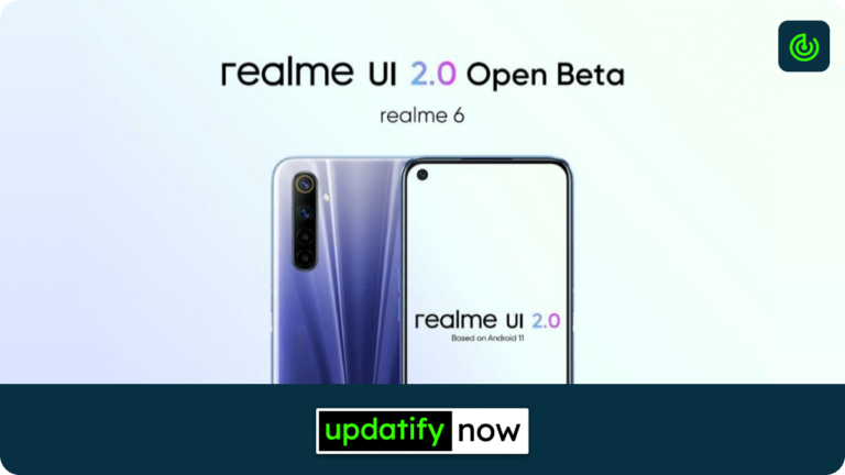 Realme 6 Android 11 Open Beta with Realme UI 2.0