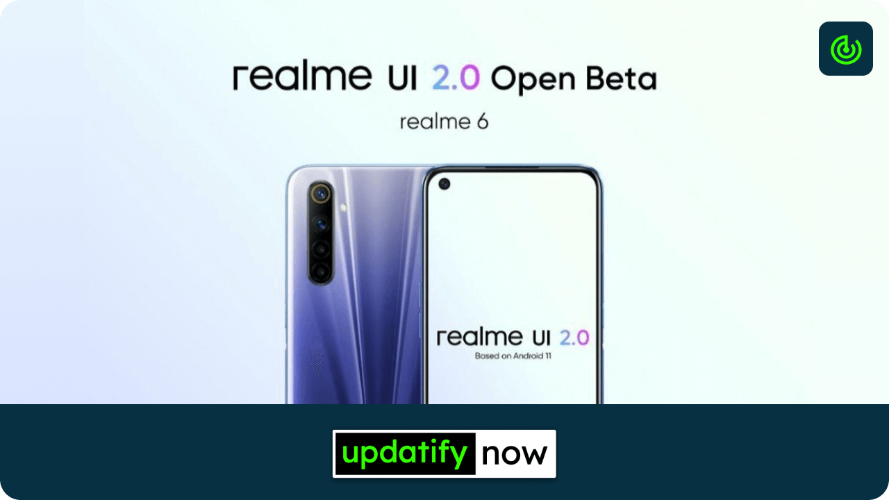 Realme 6 Android 11 - Open Beta Based on Realme UI 2.0
