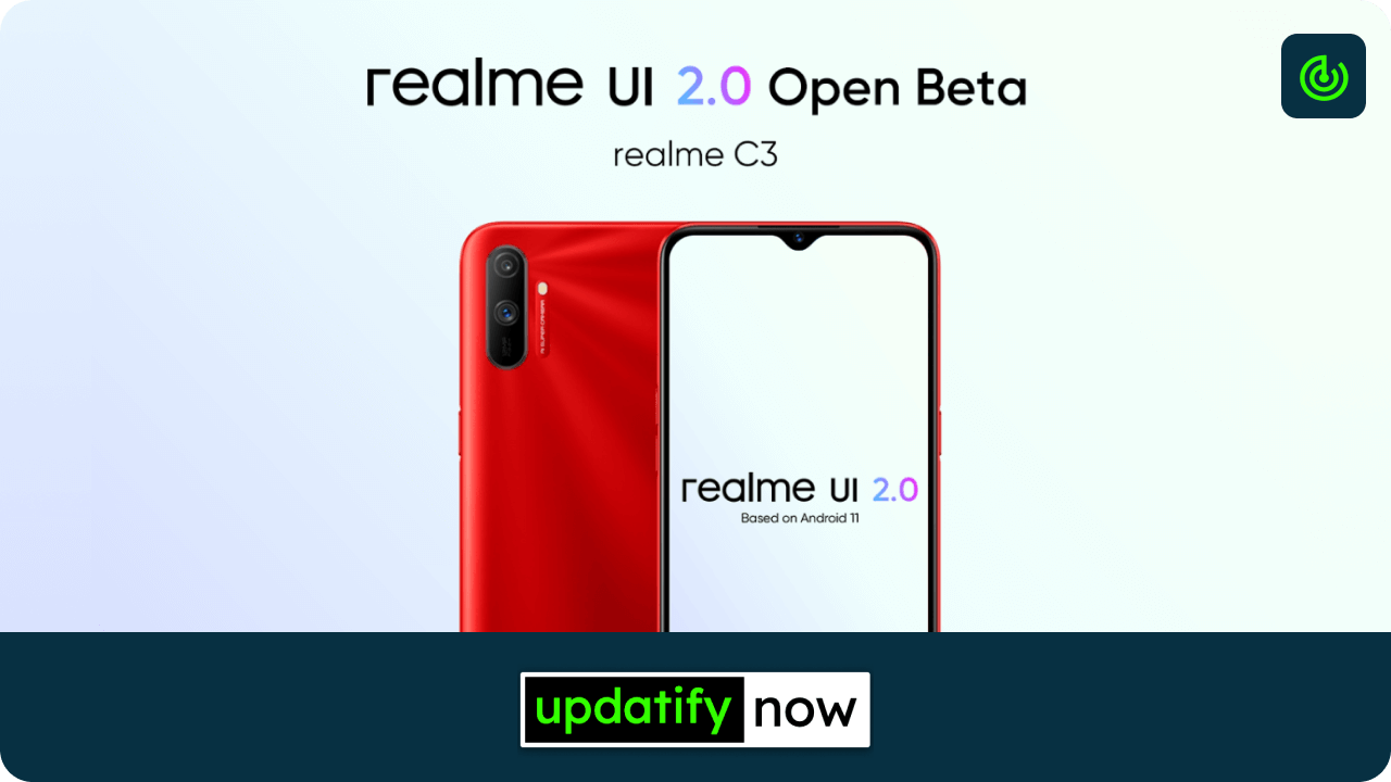 Realme C3 Android 11 - Open Beta