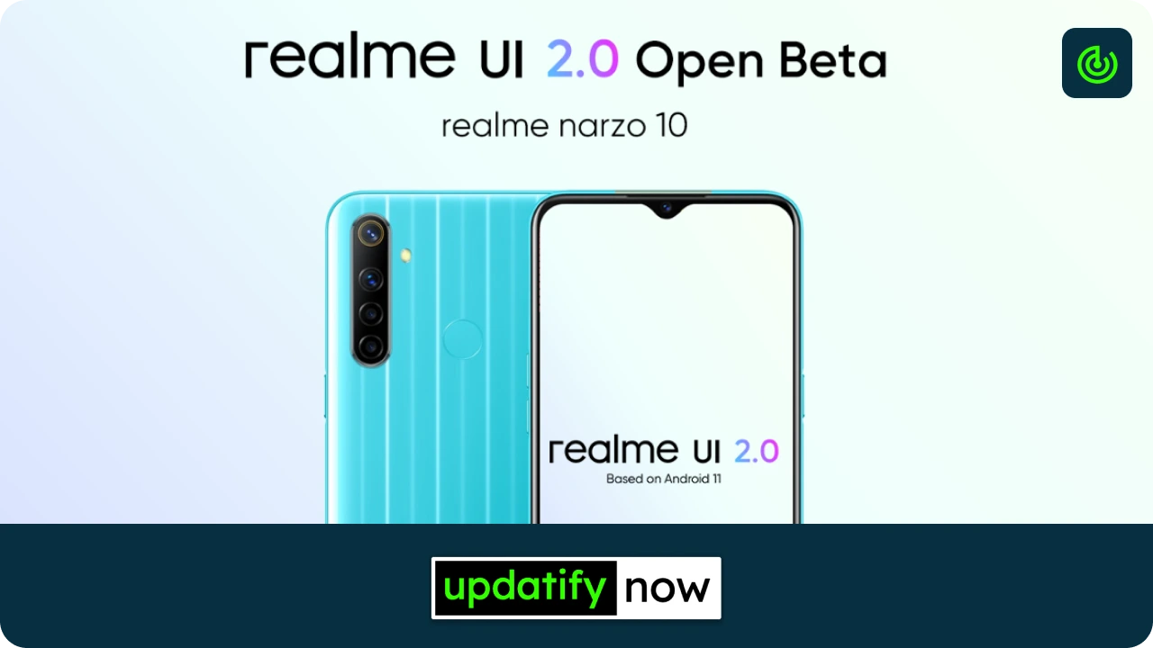 Realme Narzo 10 - Android 11 - Open Beta