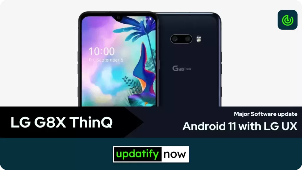 LG G8X ThinQ Android 11 with LG UX