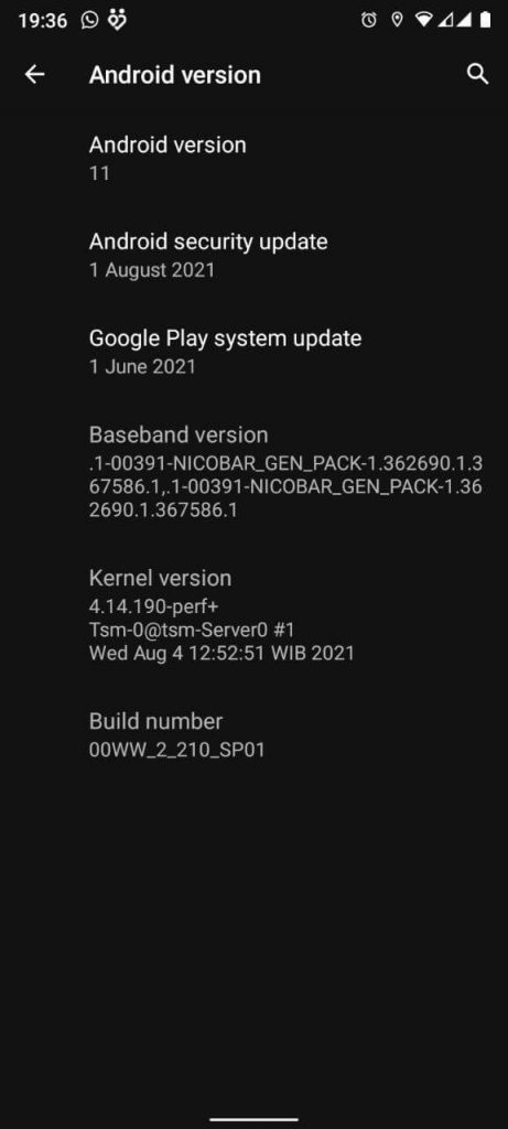 Nokia 5.3 August 2021 Security Patch