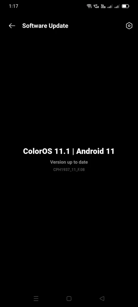 Oppo A9 2020 August 2021 Android Security Patch - ColorOS 11.1