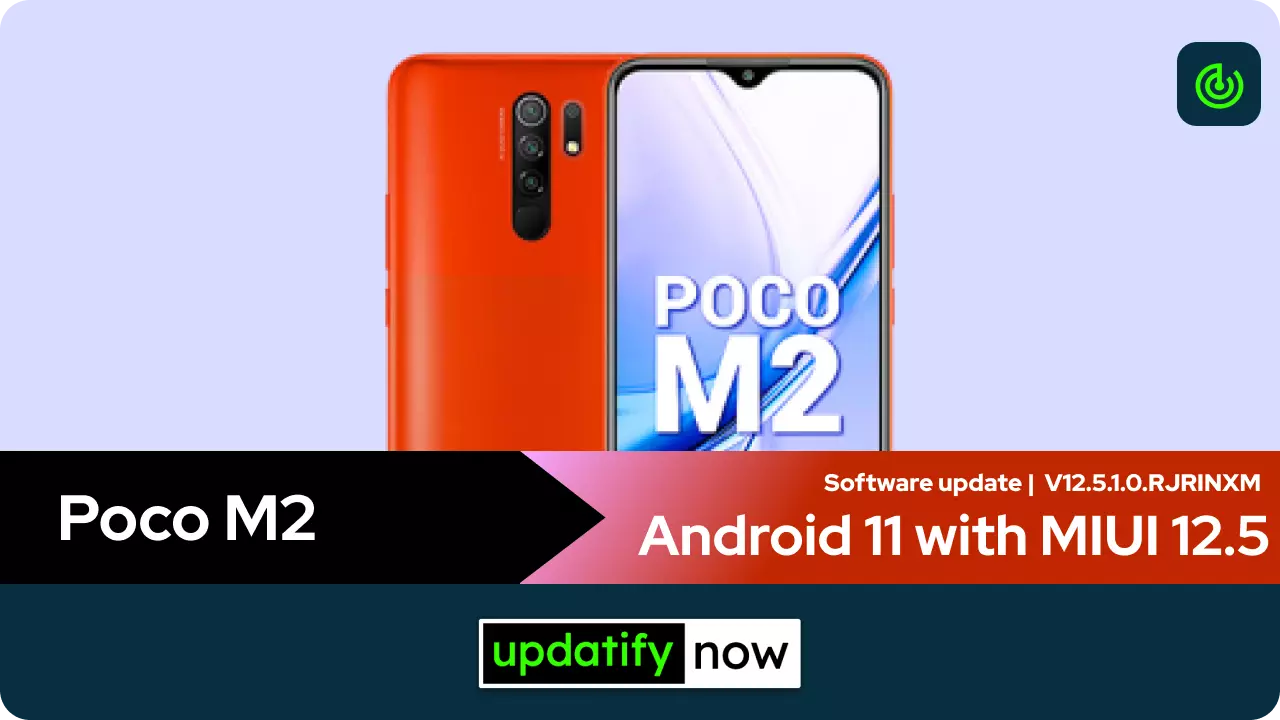 Poco M2 - Android 11 with MIUI 12.5 - August 2021 Security Patch