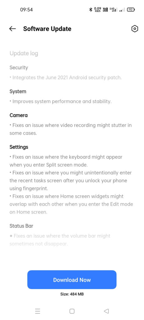 Realme X7 5G - Android 11 Update for Beta Users 2