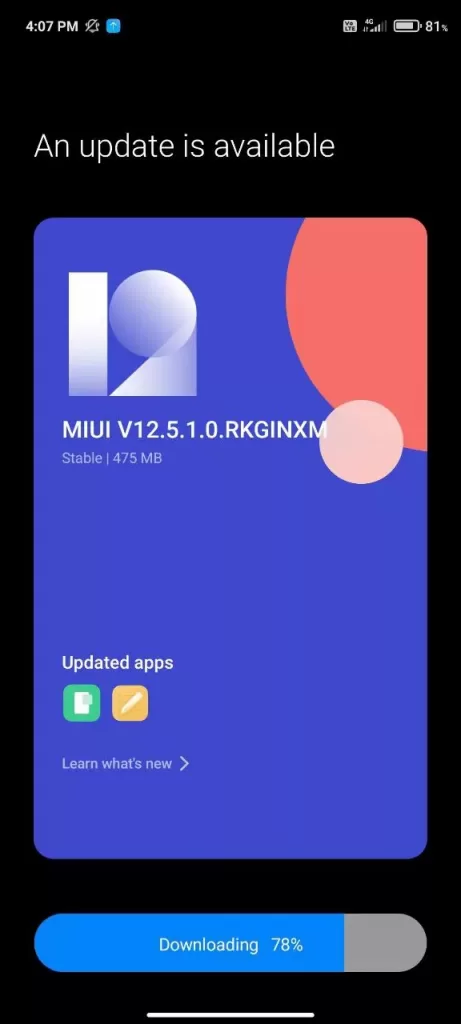 Redmi Note 10 MIUI 12.5 Update S-1
