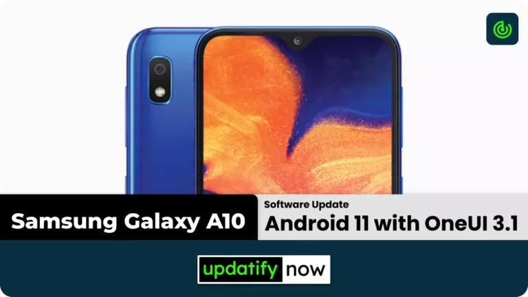 Samsung Galaxy A10 Android 11 Update with One UI 3.1 released in India