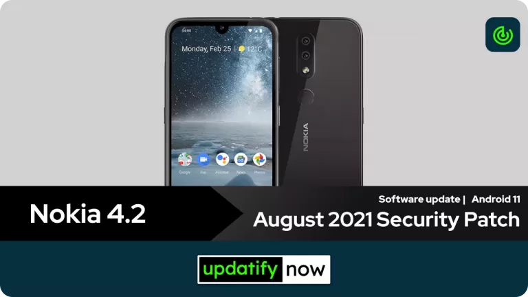 Nokia 4.2 Software Update: August 2021 Security Patch