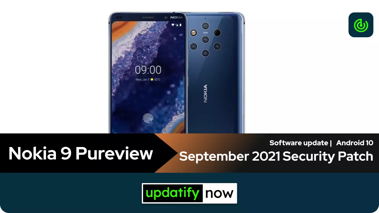 Nokia 9 Pureview September 2021 Security Patch