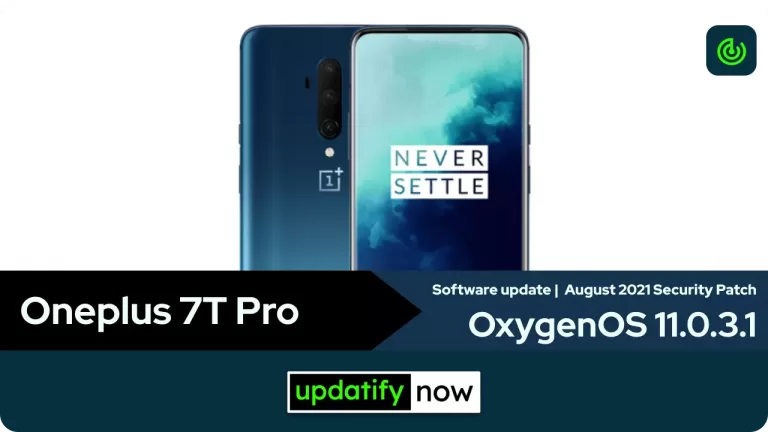 OnePlus 7T Pro OxygenOS 11.0.3.1 with August 2021 Security Patch