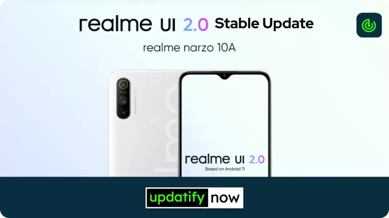 Realme Narzo 10A Android 11 update with Realme UI 2.0