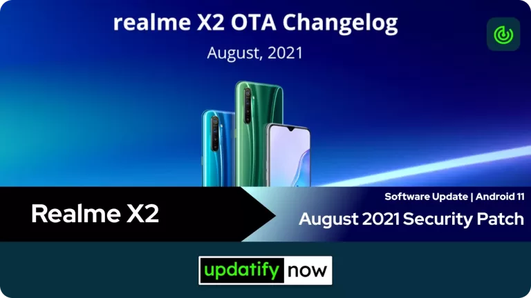 Realme X2 Software Update: August 2021 Android Security Patch released