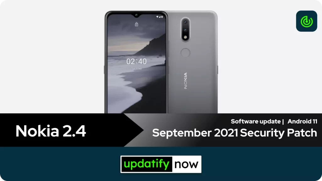 Nokia 2.4 September 2021 Security Patch with Android 11