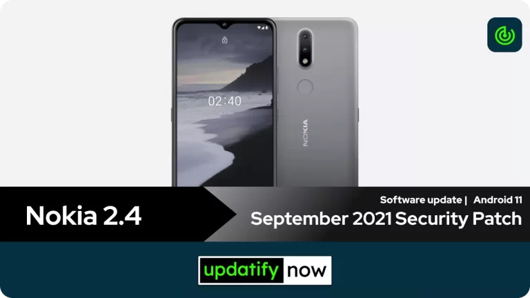 Nokia 2.4: September 2021 Security Patch