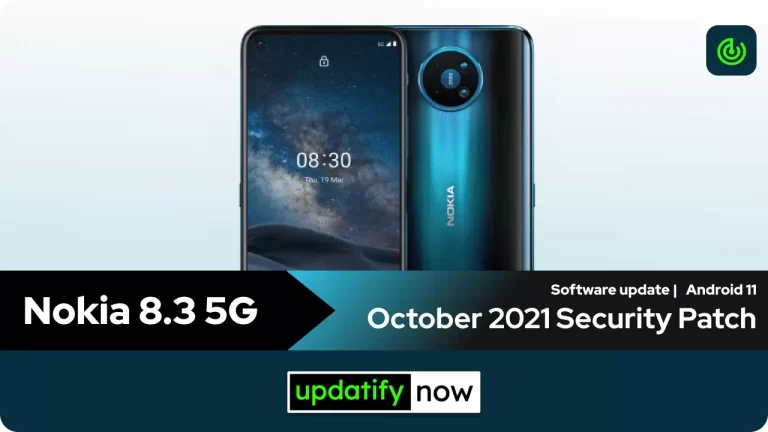 Nokia 8.3: October 2021 Security Patch