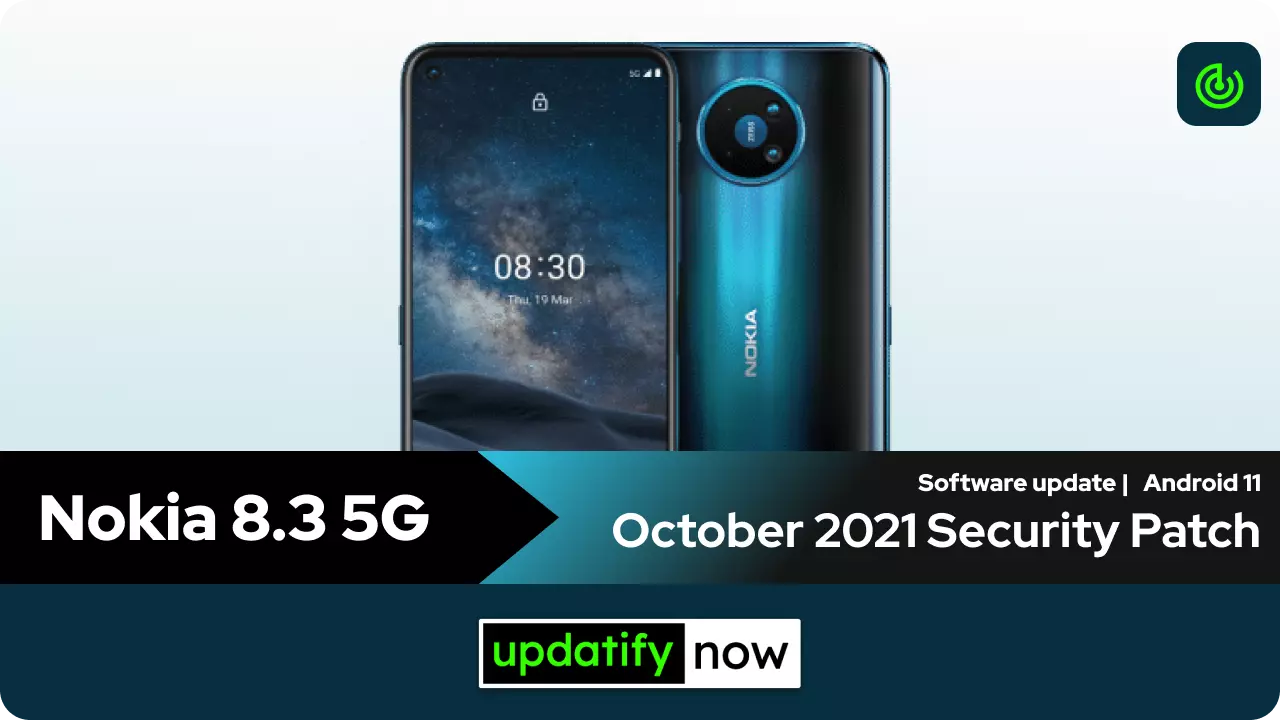 Nokia 8.3 October 2021 Security Patch