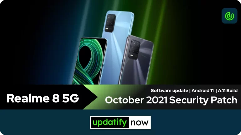 Realme 8 5G: October 2021 Security Patch