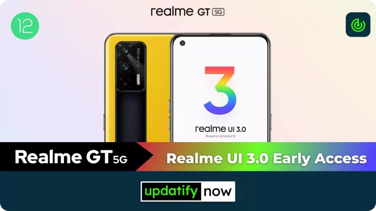Realme GT – Realme UI 3.0 with Android 12 Early Access