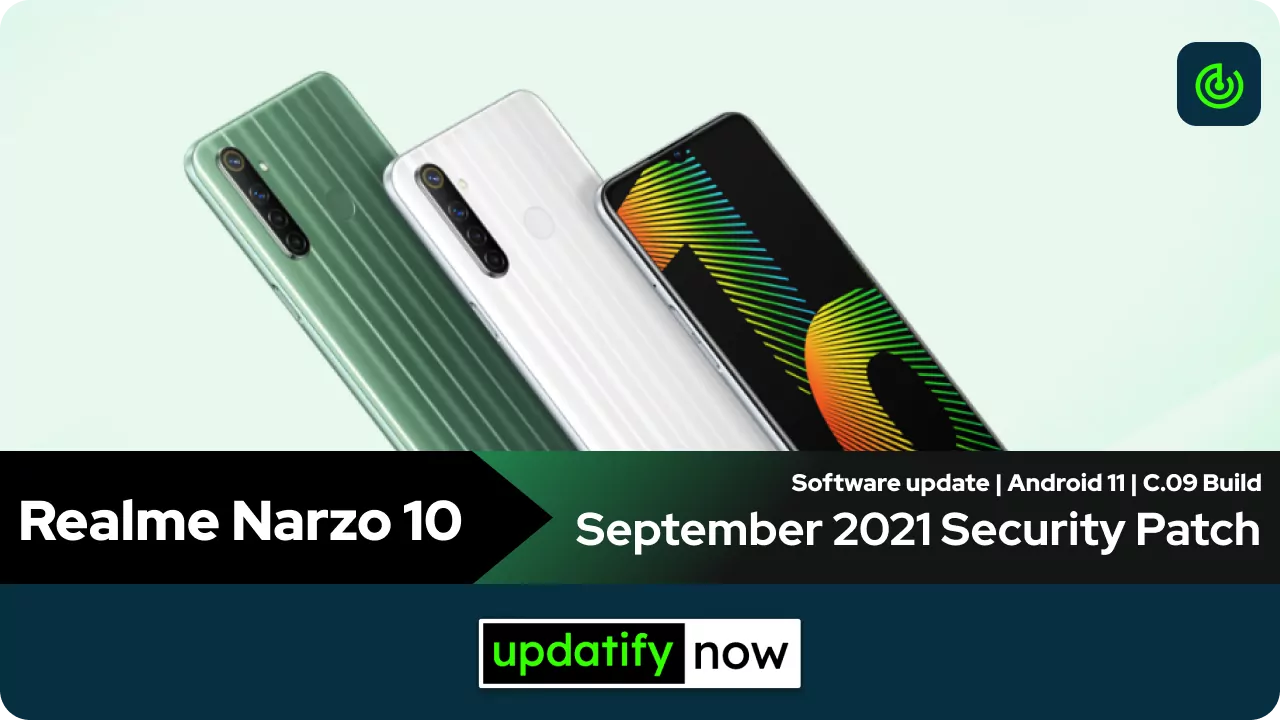 Realme Narzo 10 September 2021 Security Patch