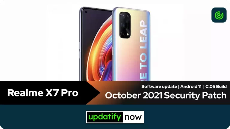 Realme X7 Pro: October 2021 Security Patch