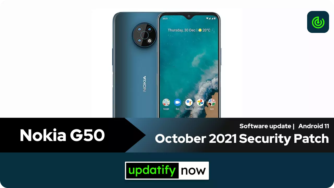 Nokia G50 October 2021 Security Patch