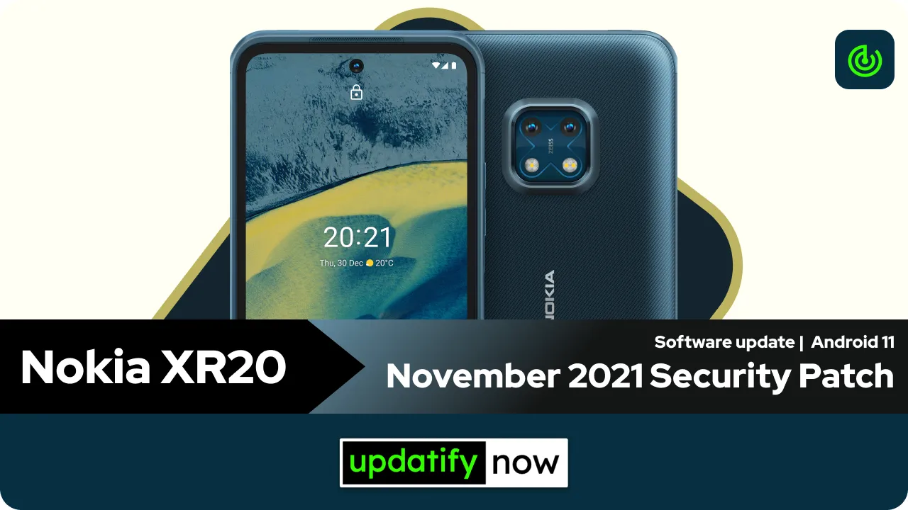 Nokia XR20 November 2021 Security Patch