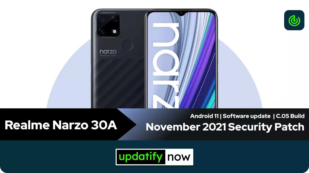 Realme Narzo 30A November 2021 Security Patch with C.05 build