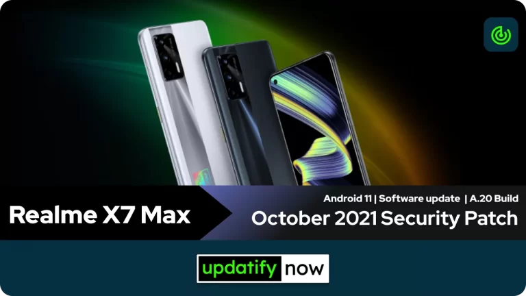 Realme X7 Max: October 2021 Security Patch