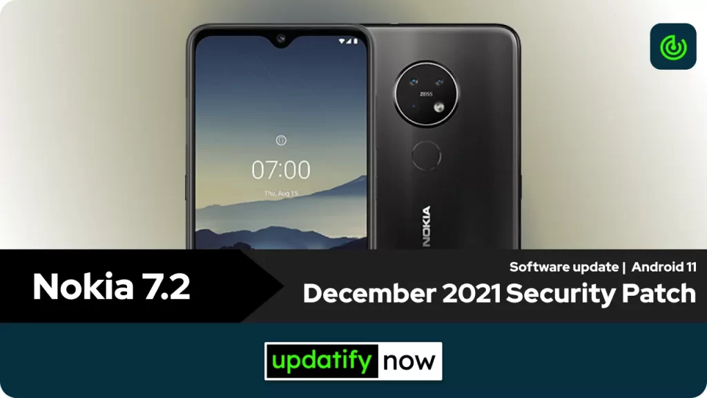 Nokia 7.2 December 2021 Security Patch with Android 11