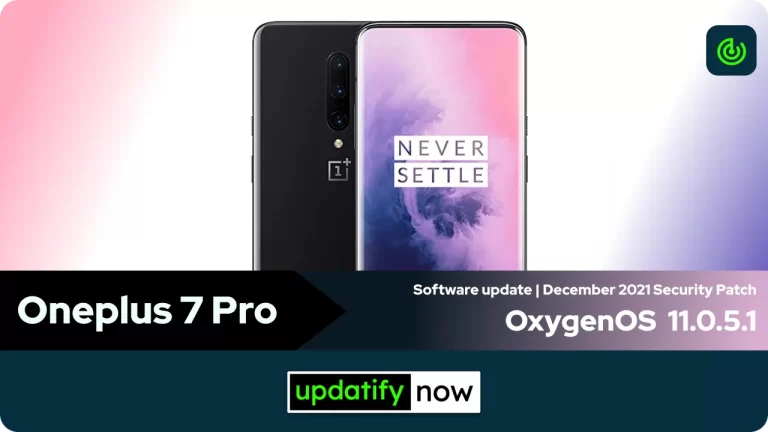 OnePlus 7 Pro: OxygenOS 11.0.5.1 with December 2021 Security Patch