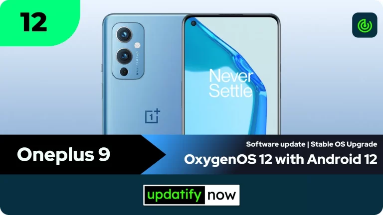 Oneplus 9 OxygenOS 12 with Android 12