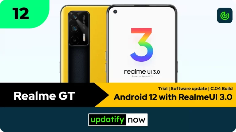 Realme GT Realme UI 3.0 with Android 12
