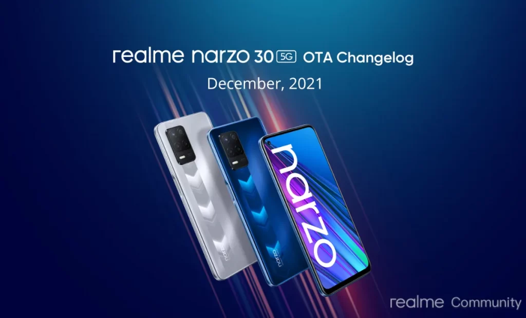 Realme Narzo 30 5G December 2021 Security Patch