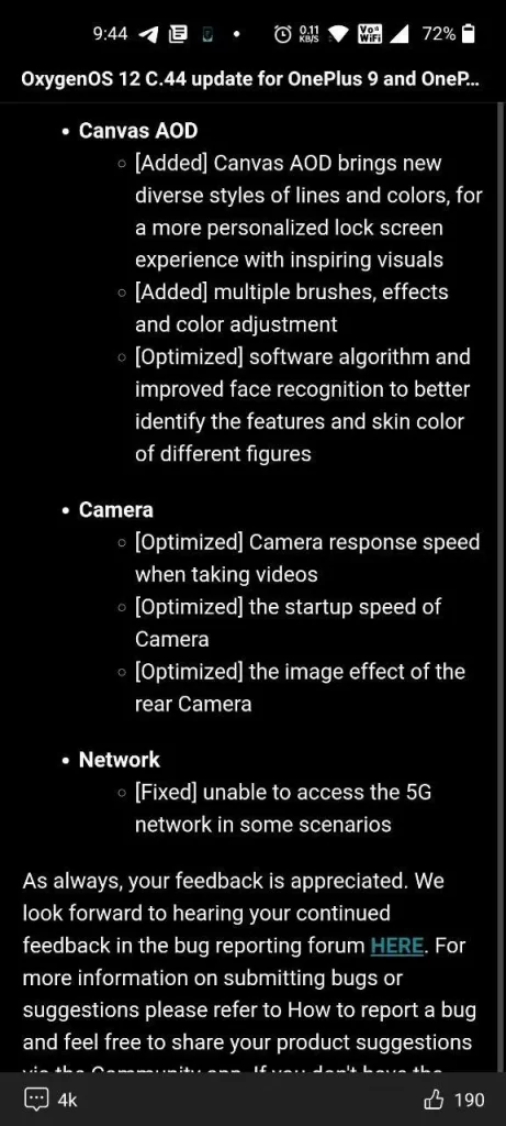 Oneplus 9 Pro & 9 January 2022 Security Patch - 5