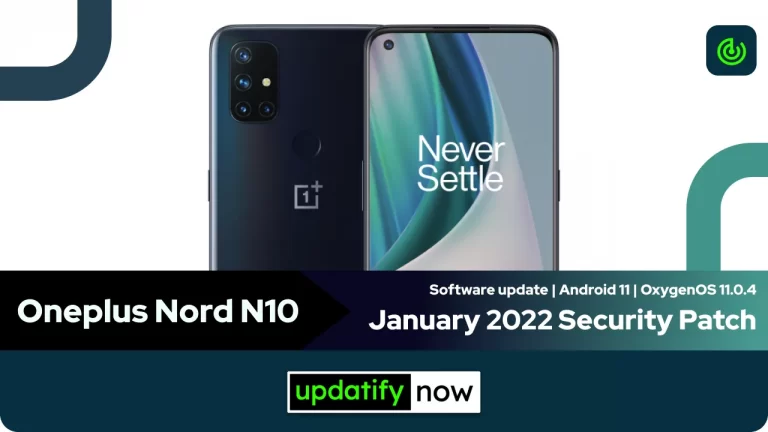 Oneplus Nord N10: OxygenOS 11.0.4 with January 2022 Security Patch