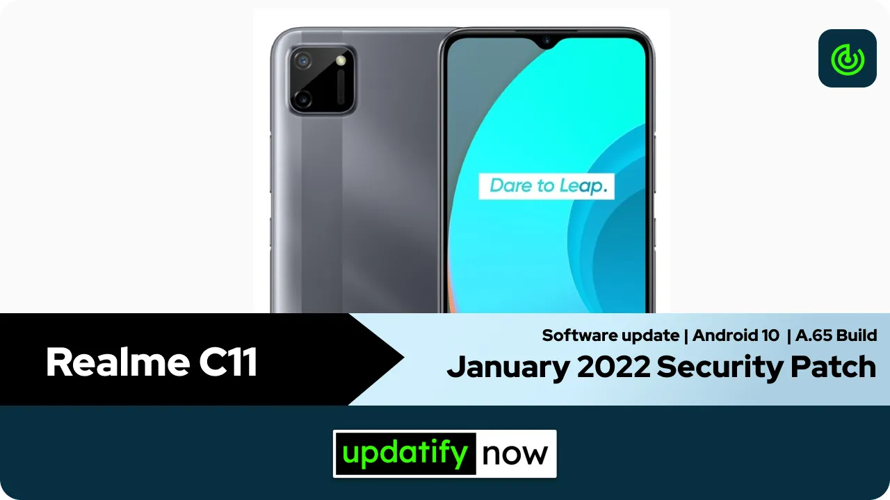 Realme C11 January 2022 Security Patch with A.65 Build