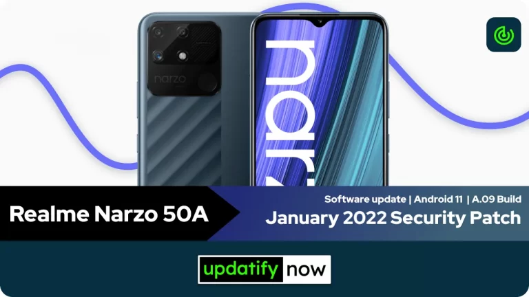 Realme Narzo 50A: January 2022 Security Patch with A.09 Build