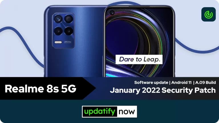 Realme 8s: January 2022 Security Patch with A.09 Build