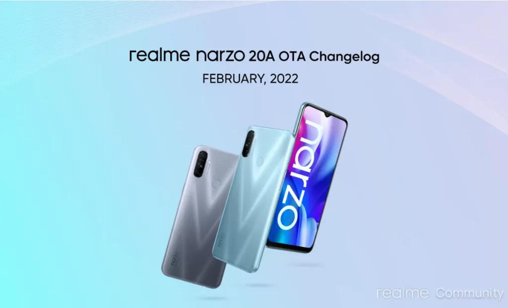 Realme Narzo 20A February 2022 Security Patch