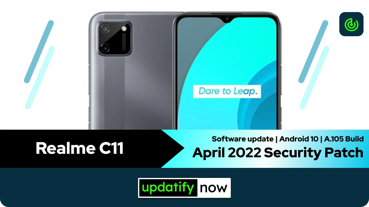 Realme C11 April 2022 Security Patch with A.105 Build