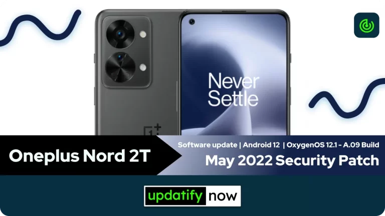 Oneplus Nord 2T: May 2022 Security Patch with A.09 Build