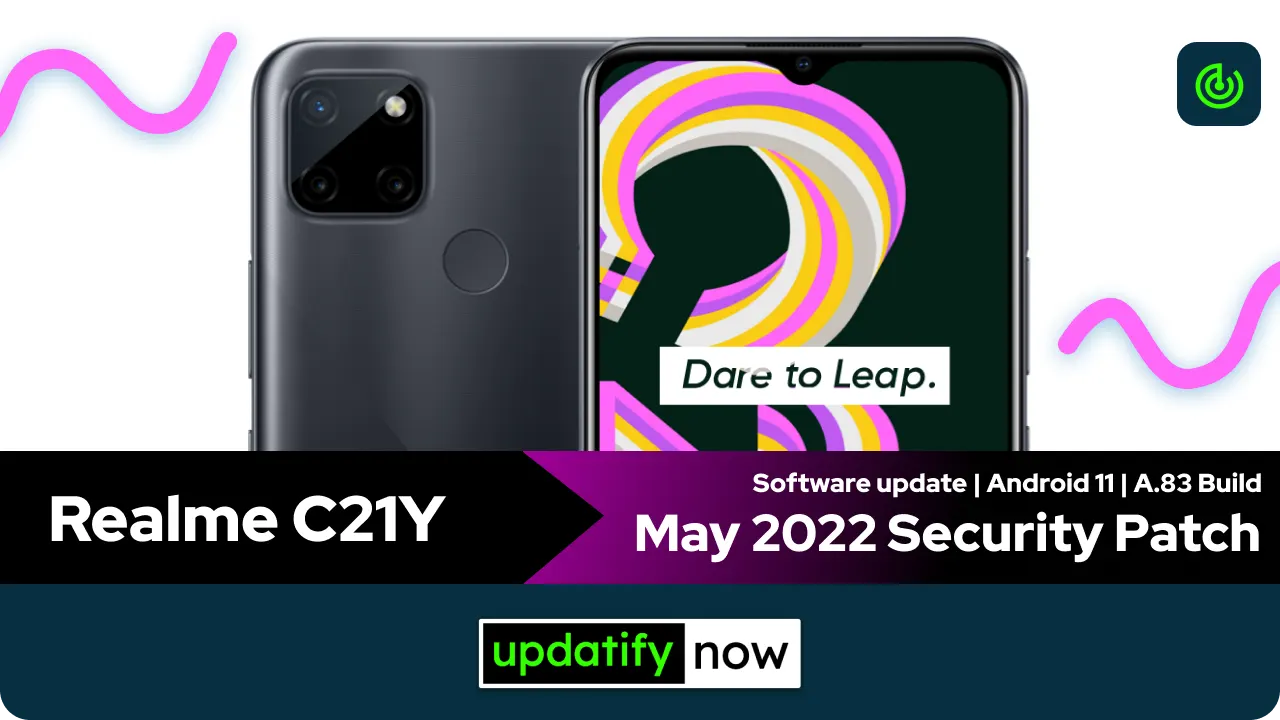 Realme C21Y May 2022 Security Patch with A.83 build