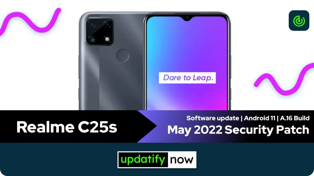 Realme C25s May 2022 Security Patch with A.16 Build