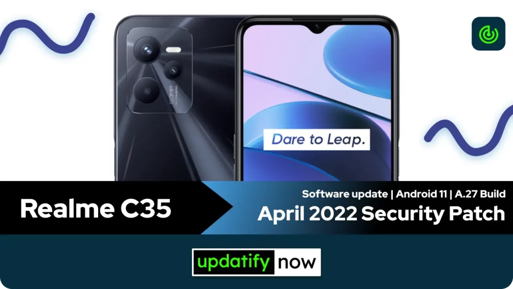 Realme C35 April 2022 Security Patch with A.27 Build