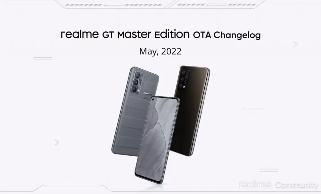 Realme GT Master Edition May 2022 OTA Update